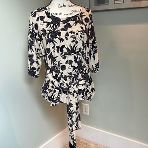 West Kei Julianne Tie Front Blouse